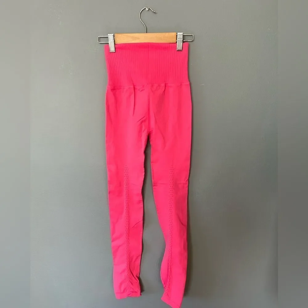 NWOT Free People High-Rise 7/8 Length Good Karma Leggings - Picture 7 of 9